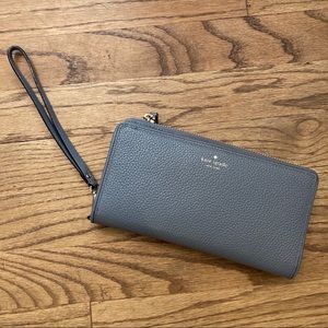 Kate Spade Pebble Leather Tech Wallet/Wristlet